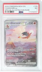 V1935: 2023: Charizard EX: 199/165: Special Illustration Rare: Mew En: PSA: 7: NM: 117232047